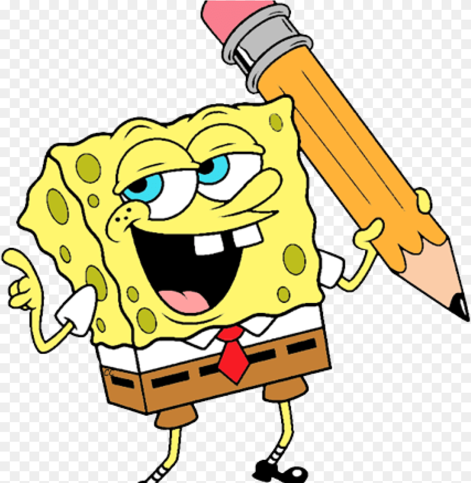 Spongebob With No Background, Pencil, Baby, Person Png