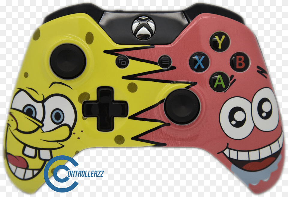 Spongebob Xbox One Controller Spongebob And Patrick Xbox One Controller, Electronics, Face, Head, Person Png