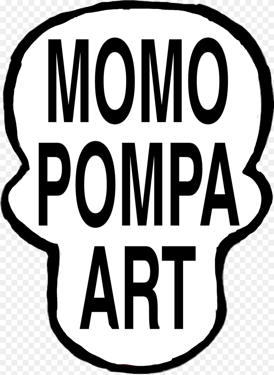 Sponsor Moma And Pompa Oval, Text, Stencil, Ammunition, Grenade Free Transparent Png