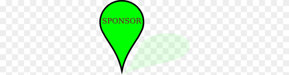 Sponsor Pin Clip Art, Green Png Image