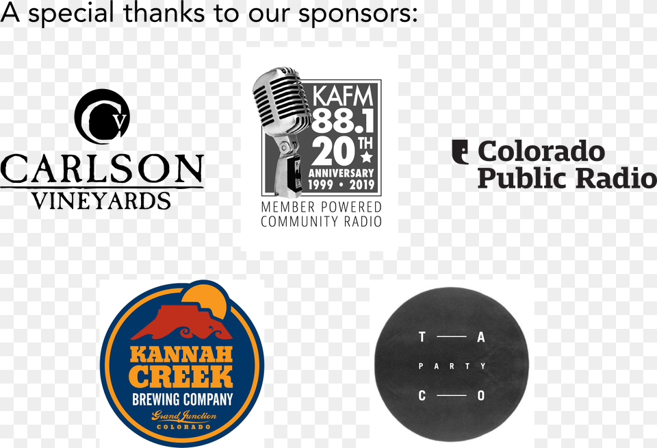 Sponsors 19 20 Kannah Creek, Electrical Device, Microphone, Adapter, Electronics Free Transparent Png