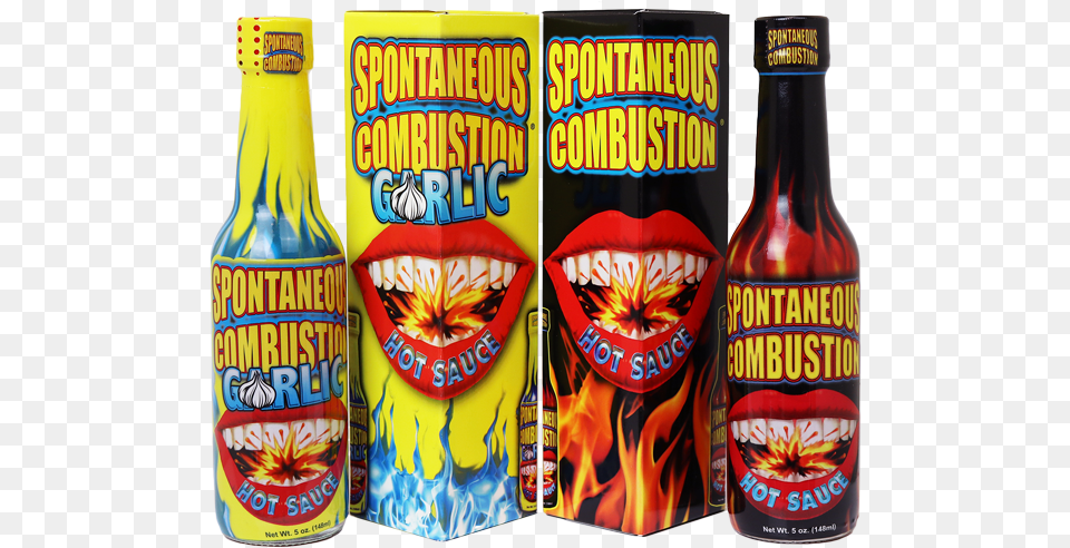 Spontaneous Combustion Hot Sauce 2pk 15 Spontaneous Combustion Hot Sauce, Can, Tin, Alcohol, Beer Free Png