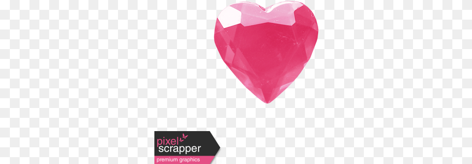 Spookalicious Pink Heart Gem Graphic By Sheila Reid Heart Gem, Accessories, Gemstone, Jewelry Png Image