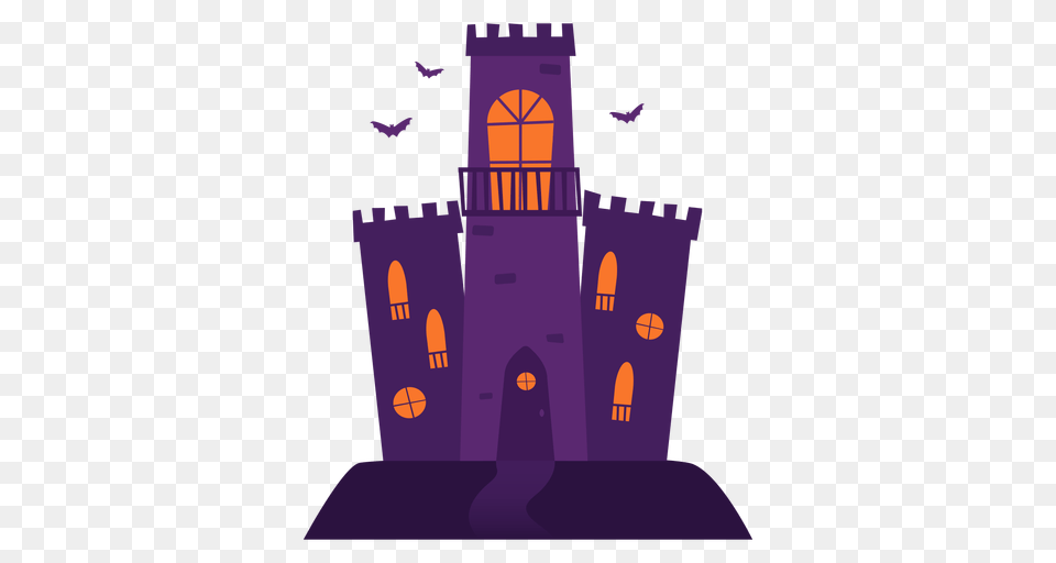 Spooky Castle Illustration, Architecture, Building, Clock Tower, Tower Png Image