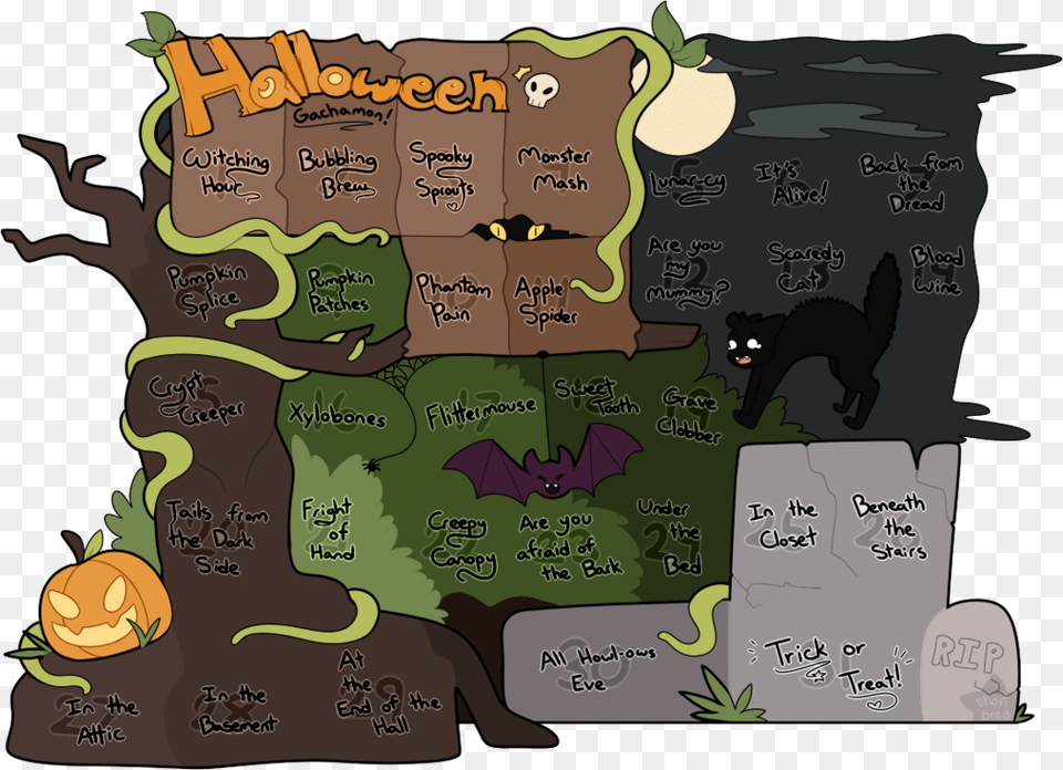 Spooky Clipart Calendar Cartoon, Book, Comics, Publication, Text Free Png Download