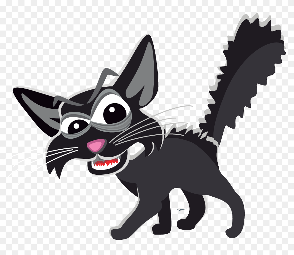 Spooky Clipart Cat, Animal, Mammal, Pet, Baby Free Transparent Png