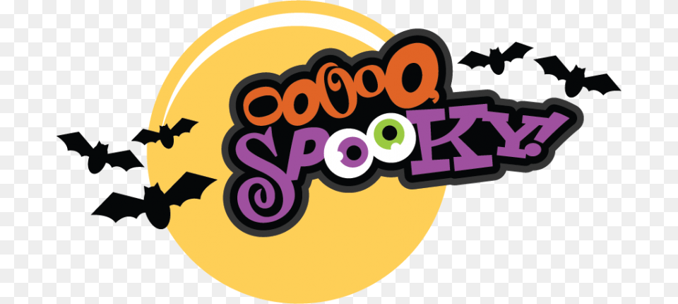 Spooky Clipart Scrapbook Spooky Transparent Text, Art, Graphics Free Png