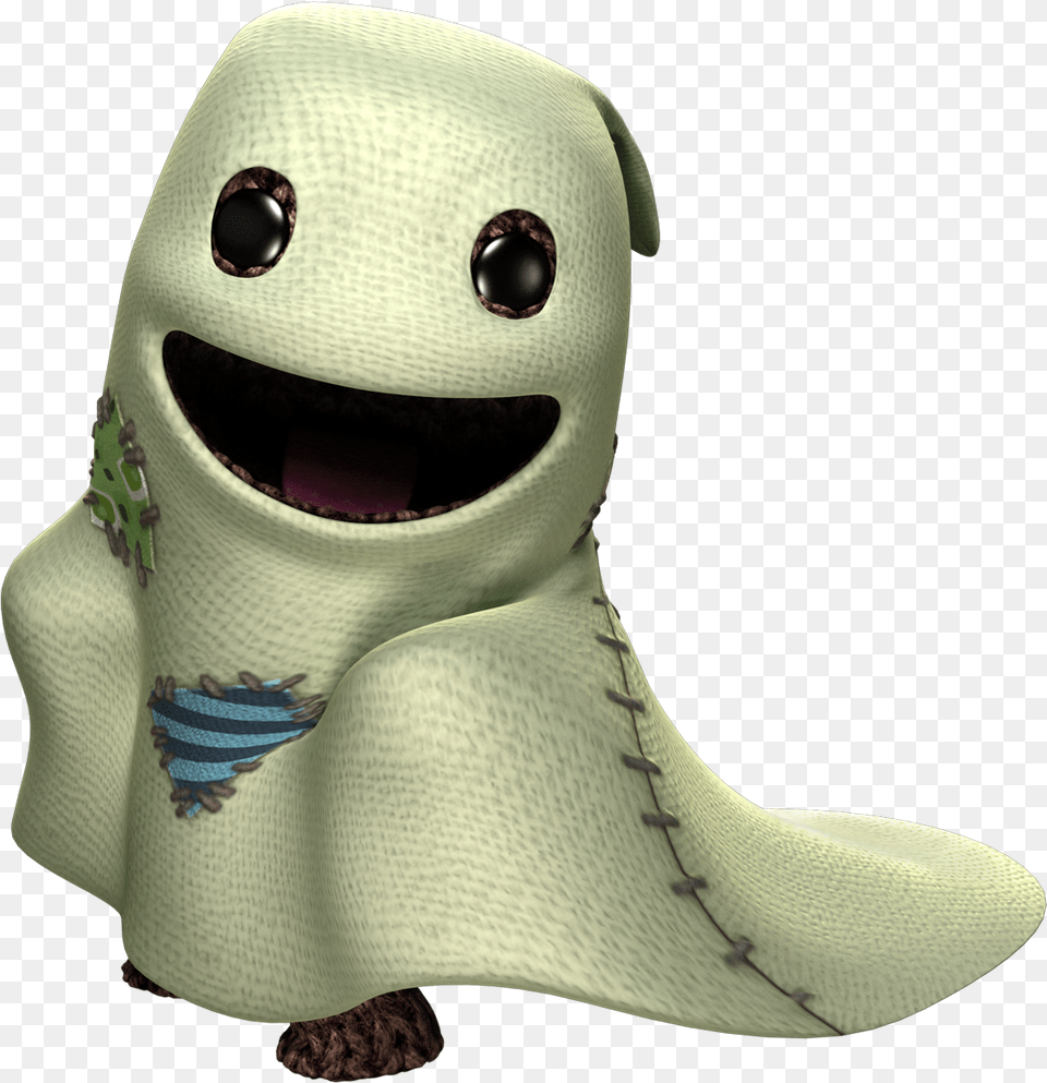 Spooky Ghost Little Big Planet Halloween, Plush, Toy Png