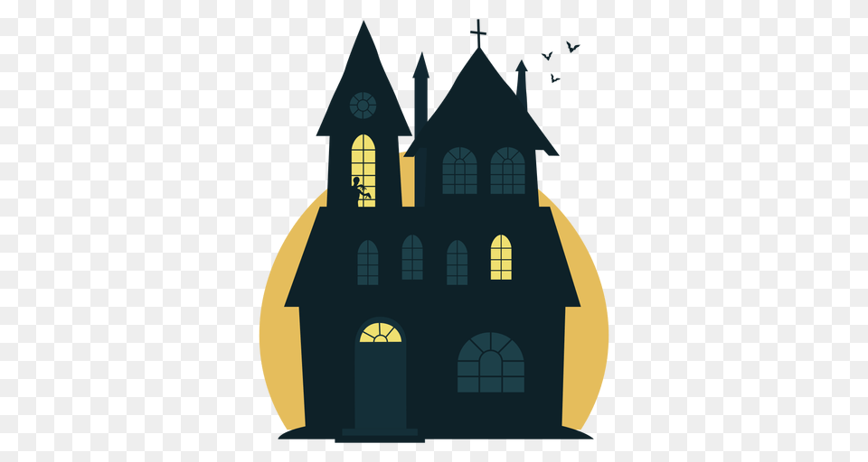 Spooky Halloween Haunted House, Architecture, Building, Spire, Tower Free Png