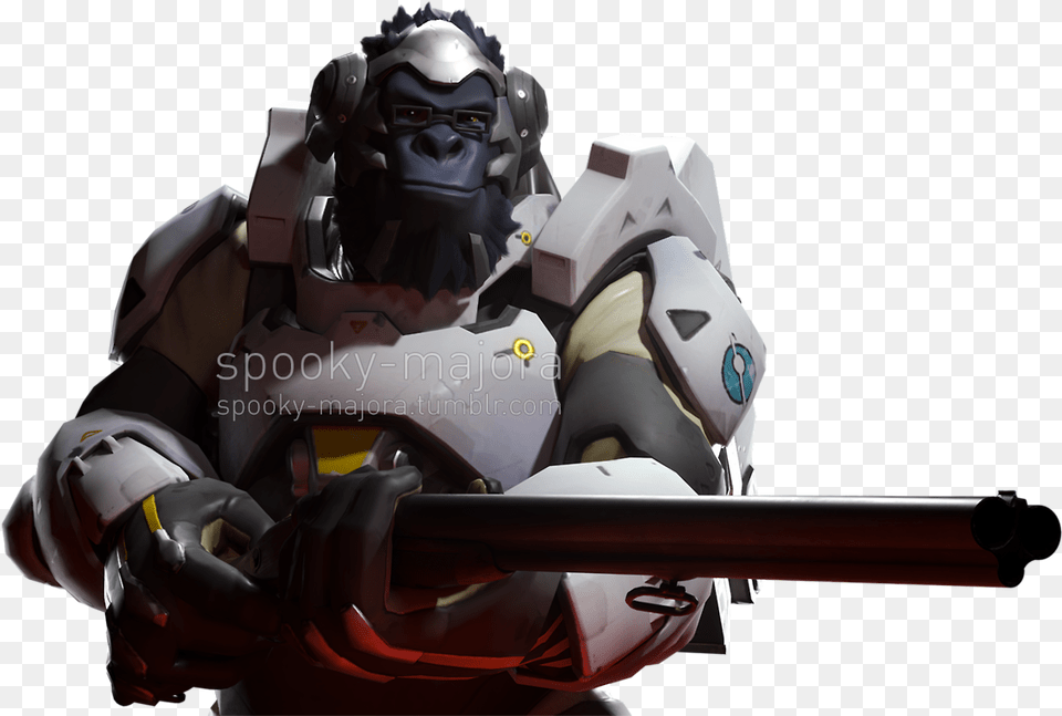 Spooky Ma Spooky Majora Tumbtr Winston Memes Overwatch, Adult, Male, Man, Person Free Png Download