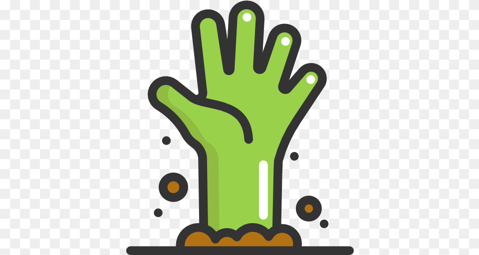 Spooky Scary Fear Halloween Horror Zombie Dead Icon, Clothing, Glove, Cross, Symbol Free Transparent Png