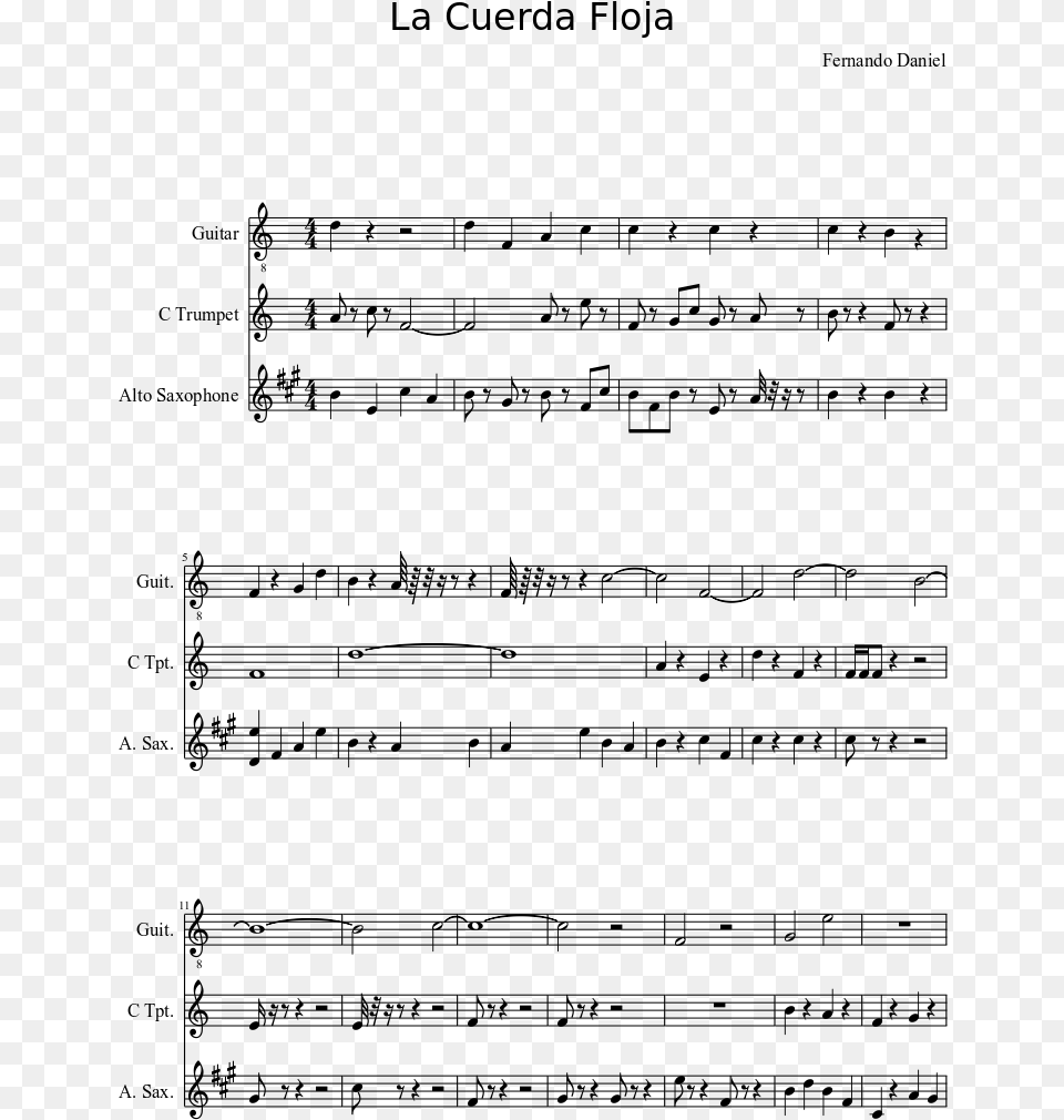 Spooky Scary Skeletons Sheet Music Alto Sax, Gray Png Image