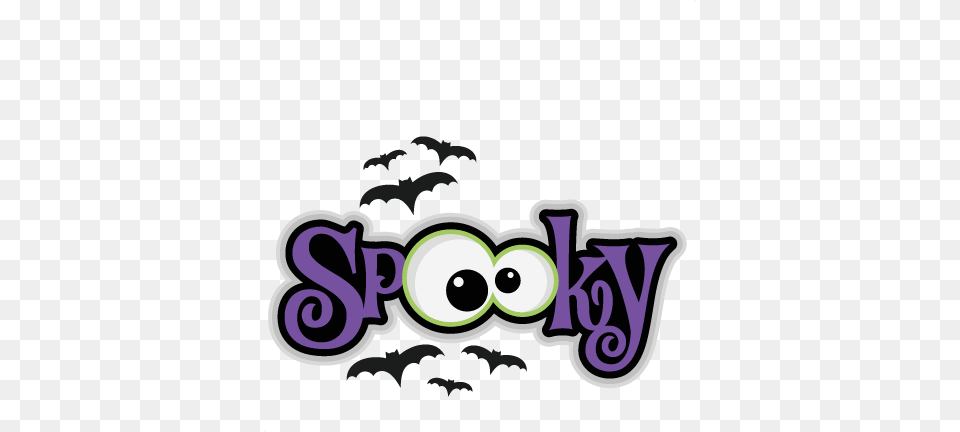 Spooky Scrapbook Title Cutting Bat, Logo, Symbol, Animal, Mammal Free Transparent Png