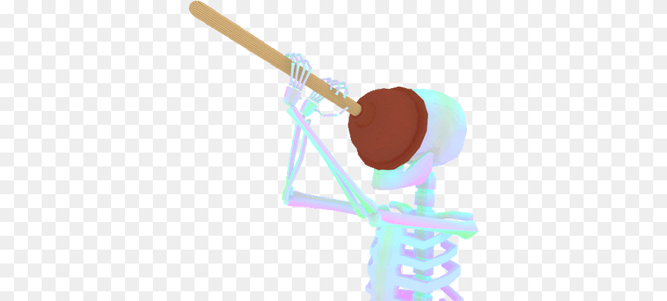 Spooky Skeleton Gif Spooky Skeleton Plunger Discover U0026 Share Gifs Coil Spring, People, Person, Electrical Device, Microphone Png
