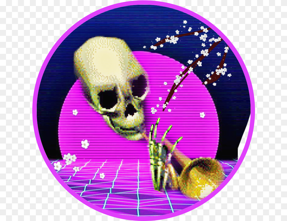 Spooky Skeleton Halloween Doot Sticker By Necar Art, Graphics, Purple, Photography Free Transparent Png