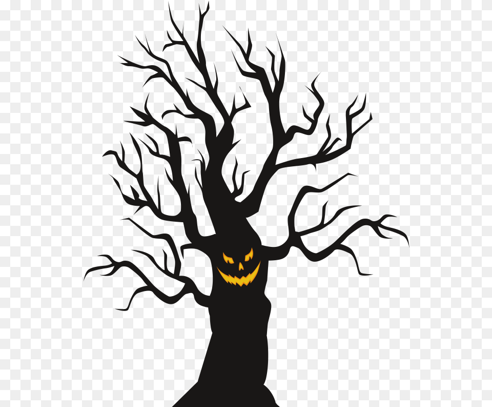 Spooky Tree Clip Art Transparent Cartoons Spooky Tree Clipart, Festival Png Image