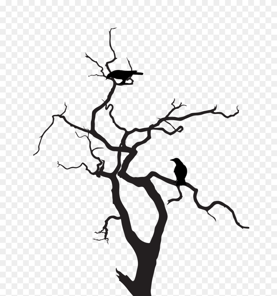 Spooky Tree Cliparts, Silhouette, Wood, Art, Stencil Png