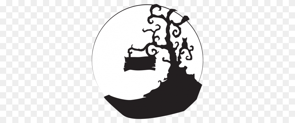 Spooky Tree Gobo Projected, Astronomy, Person, Outer Space, Planet Free Transparent Png