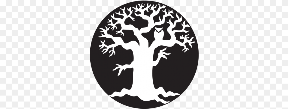 Spooky Tree Projected Made Usa Logo, Stencil, Silhouette Png