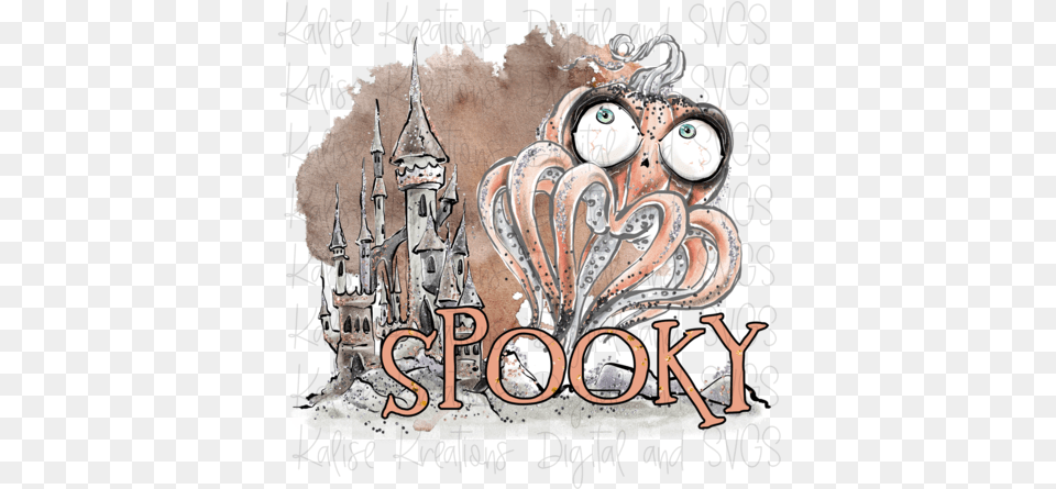 Spooky Underwater Scene Fiction, Art, Book, Comics, Publication Free Png Download