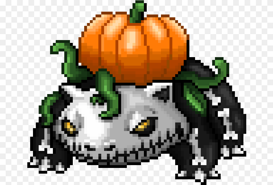 Spooky Venusaur Oof Dont Copy Cyberbullying, Food, Plant, Produce, Pumpkin Free Png