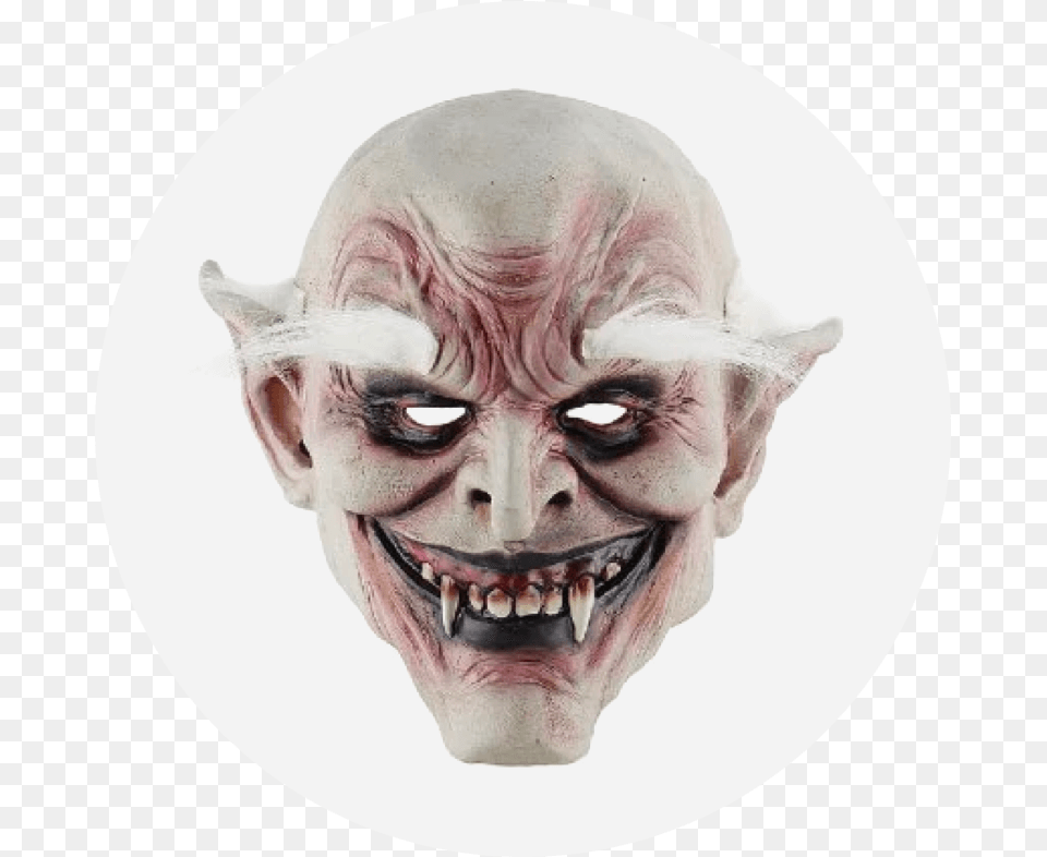 Spooky White Browed Vampire Mask Halloween Bloody Mask Melting Face Adult Latex Costume, Portrait, Photography, Person, Woman Png Image