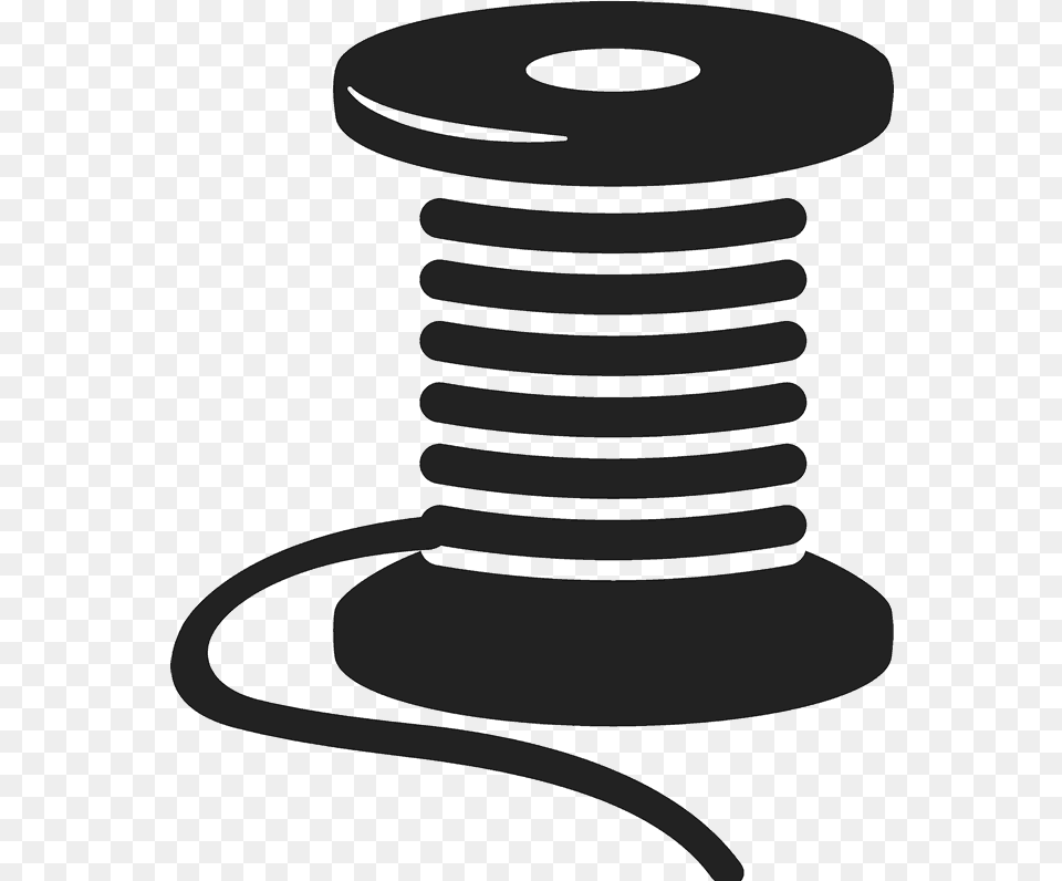 Spool Of Thread Rubber Stamp Spool Of Thread, Coil, Spiral Free Png