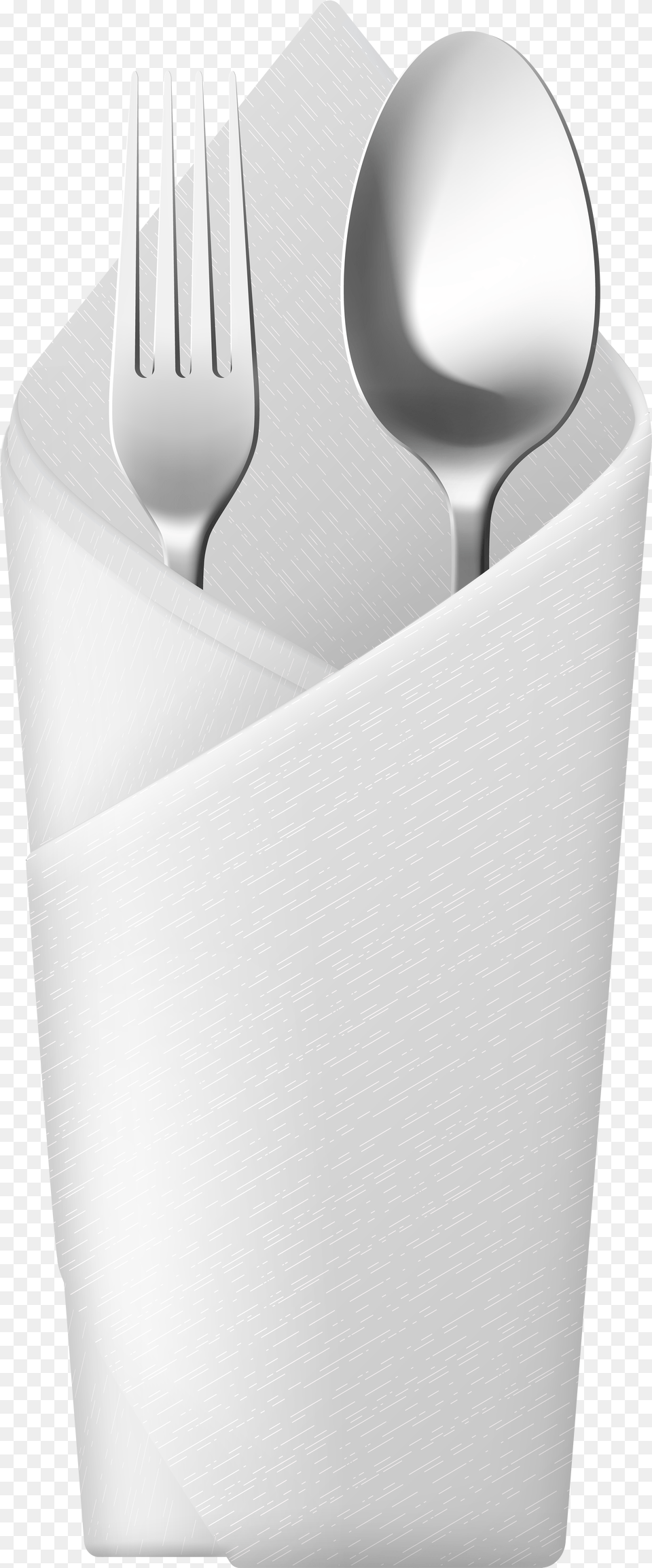 Spoon And Fork In Napkin Clip Art Gadget, Cutlery Png Image