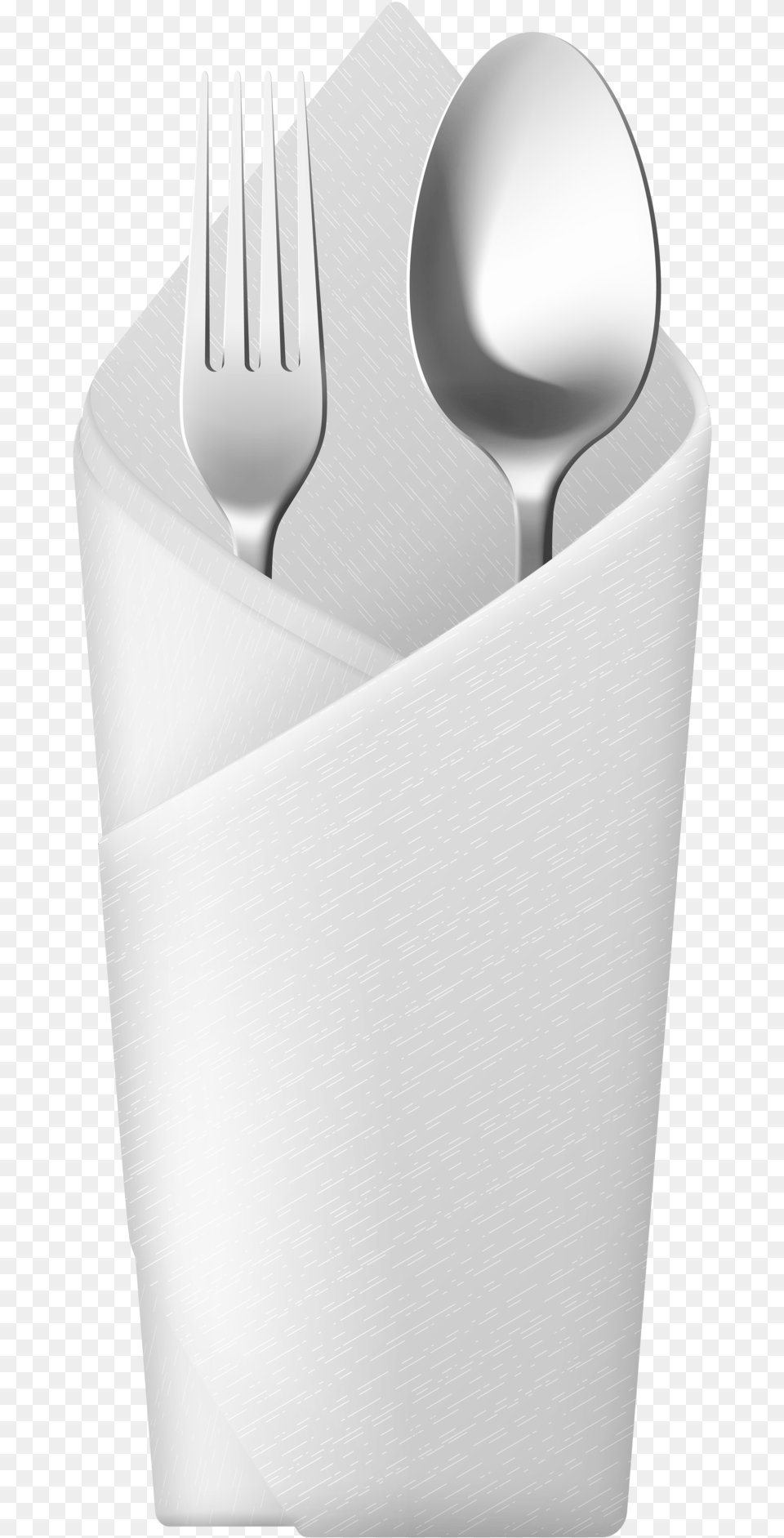 Spoon And Fork In Napkin Mobile Phone, Cutlery Free Png