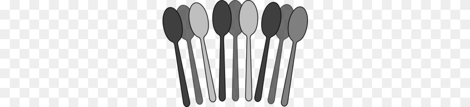 Spoon Clipart Gray, Cutlery, Fork Png Image