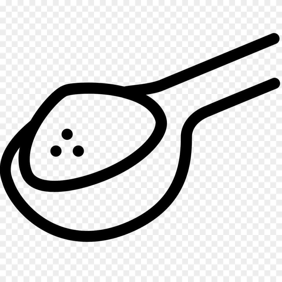 Spoon Of Sugar Icon, Gray Png