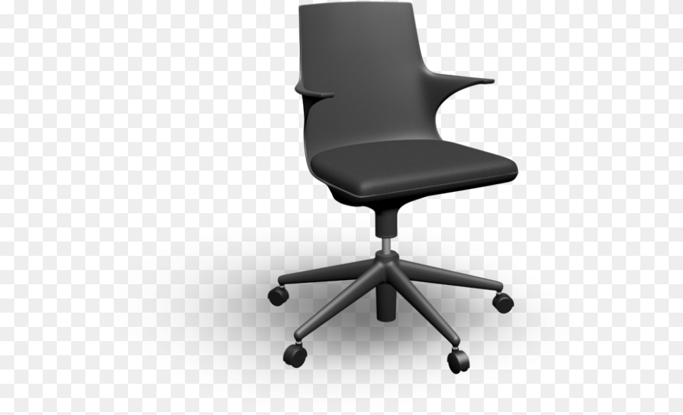 Spoon Office Chair By Kartell Office Chair 3d, Furniture Free Png