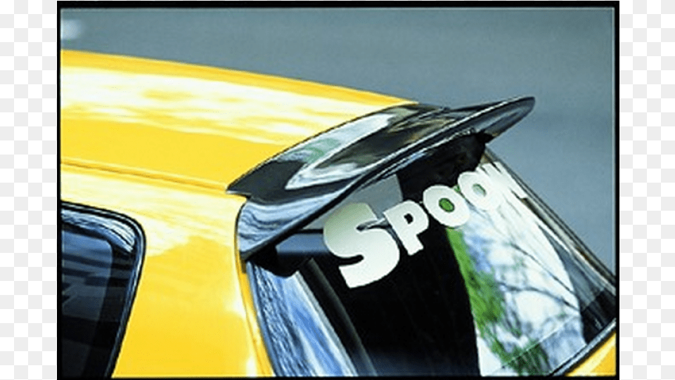 Spoon Sports Civic Eg 92 95 Duckbill Carbon Spoiler Civic Eg Spoon Spoiler, Car, Transportation, Vehicle, Taxi Png
