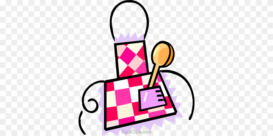 Spoon With A Checkered Table Cloth Royalty Vector Clip Art, Cutlery, Food, Sweets Png Image