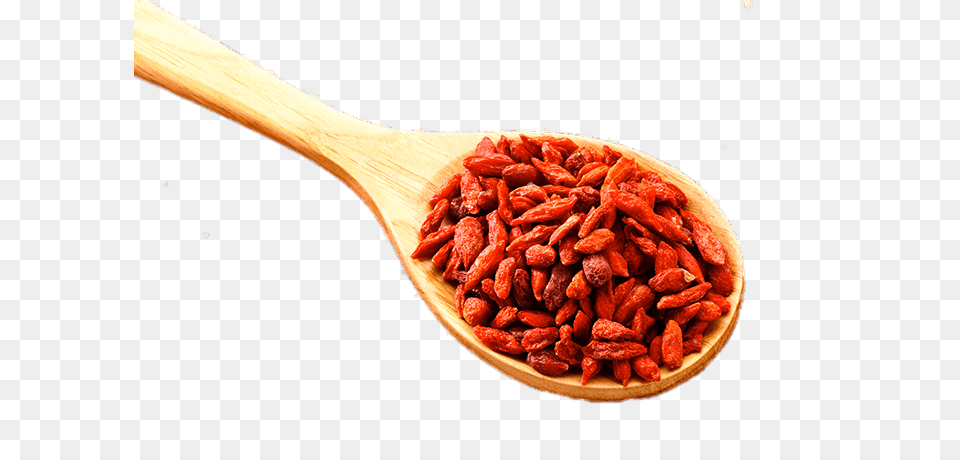 Spoonful Of Goji Berries, Cutlery, Spoon, Food, Hot Dog Free Transparent Png