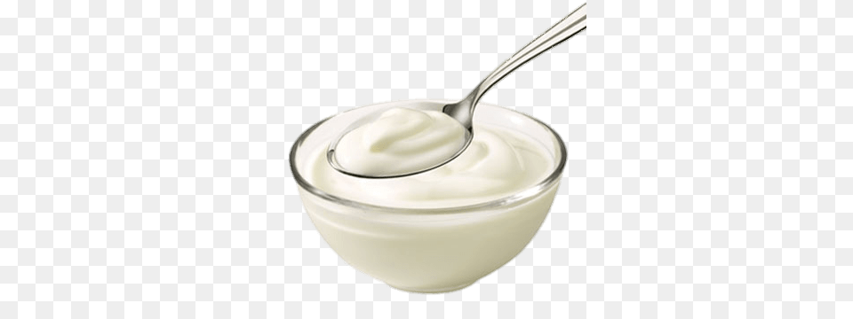 Spoonful Of Yoghurt, Dessert, Food, Yogurt, Cutlery Free Png