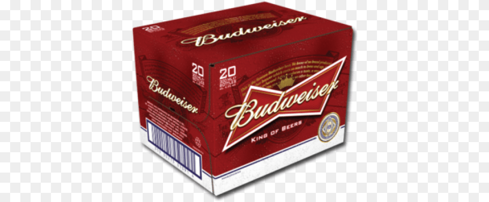 Spord Budweiser 20 Pack Box, Alcohol, Beer, Beverage, Lager Free Transparent Png