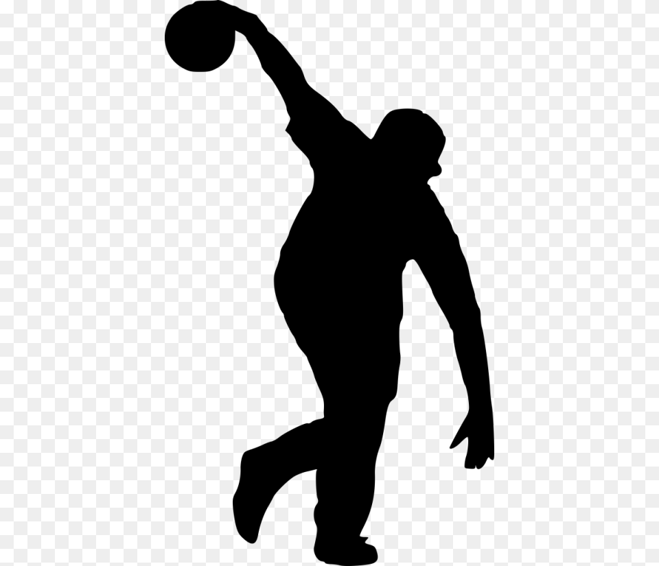 Sport Bowling Silhouette, Adult, Male, Man, Person Png Image