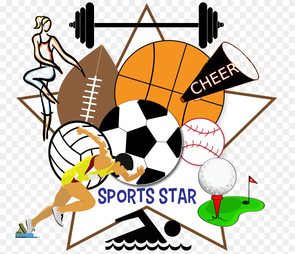 Sport Clipart All Star, Person, Adult, Woman, Female Png Image