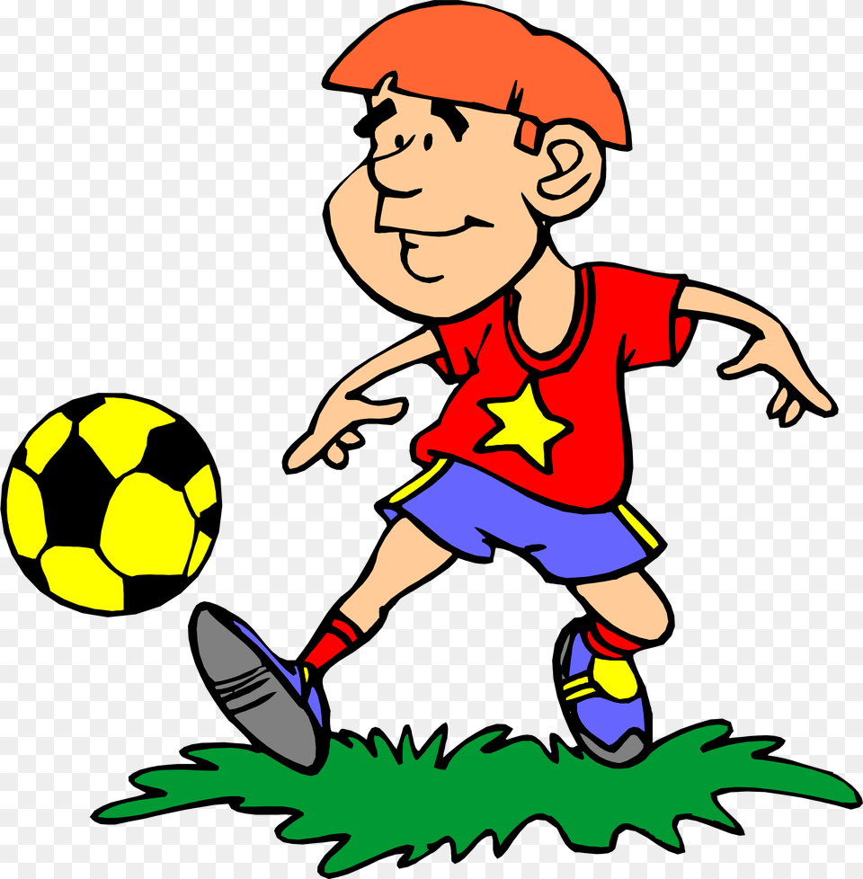 Sport Clipart Cartoon, Baby, Person, Ball, Football Png Image