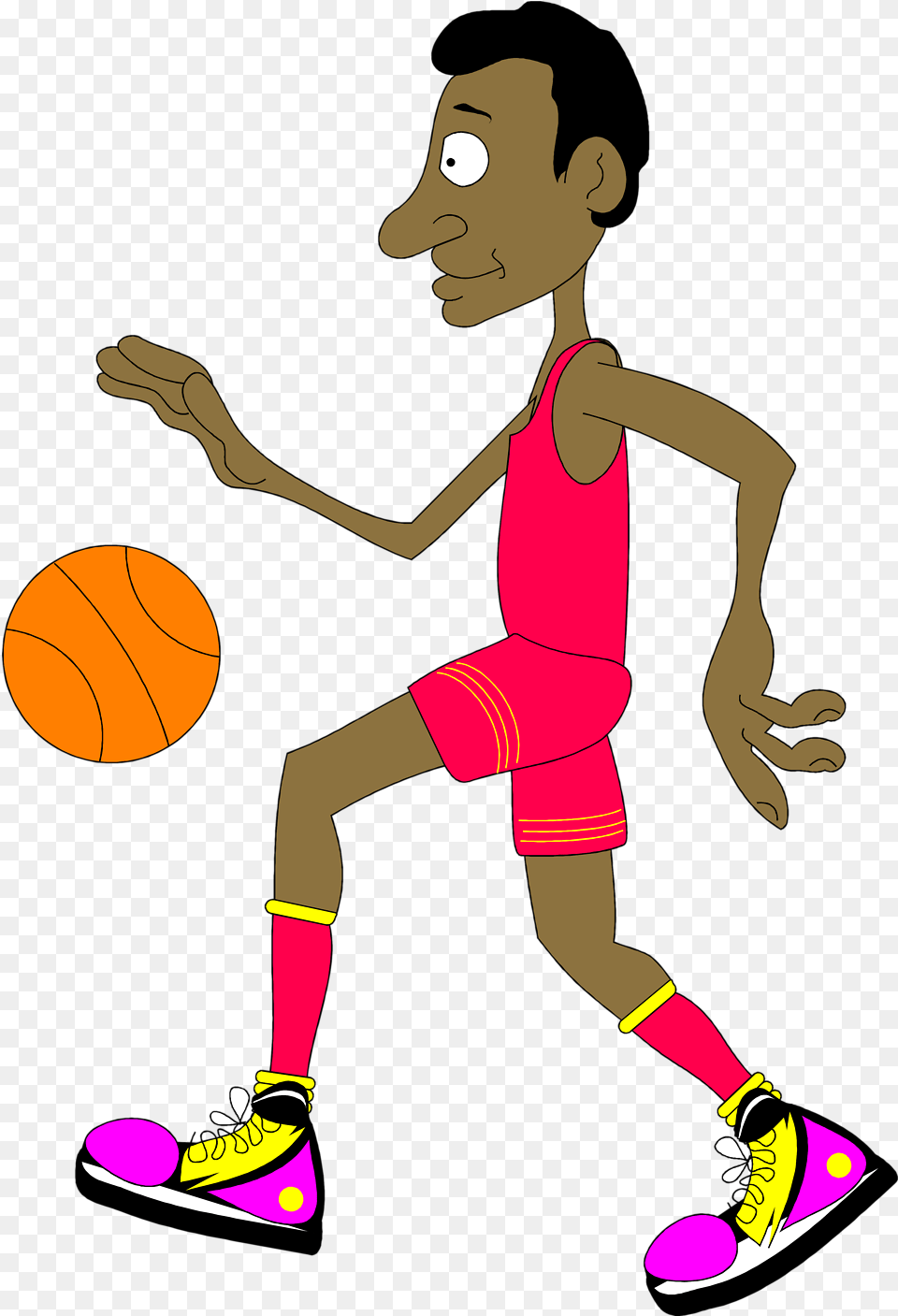 Sport Clipart Clear Background Picture Background Basketball Players Clipart, Person, Face, Head, Playing Basketball Png