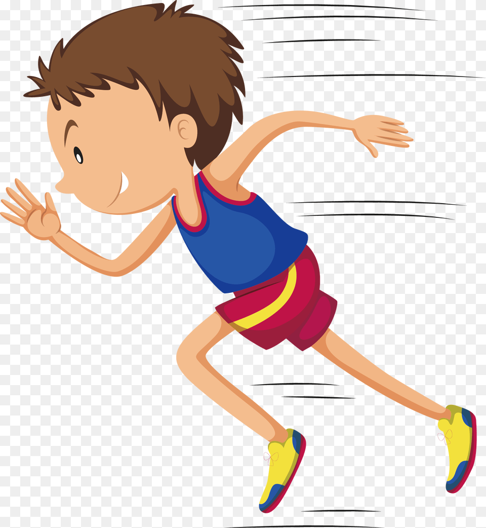 Sport Clipart Long Jump Running Clipart, Clothing, Shorts, Boy, Child Free Png
