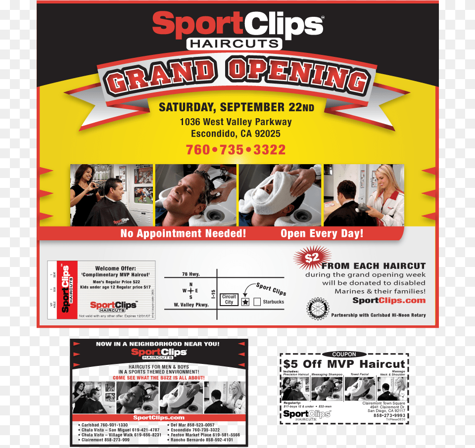 Sport Clips Logo, Advertisement, Poster, Adult, Teen Free Png