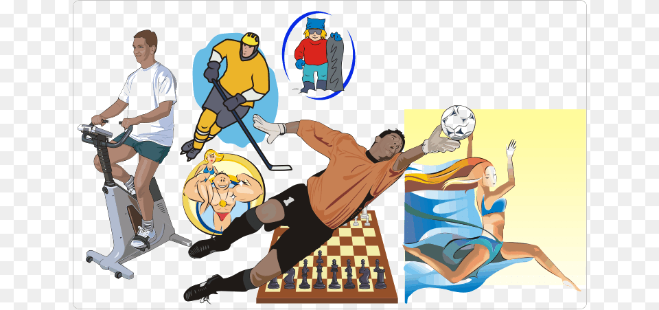 Sport Equipment Amp Sportsmen Clipart Soccer Player Clip Art, Chess, Game, Adult, Man Free Png