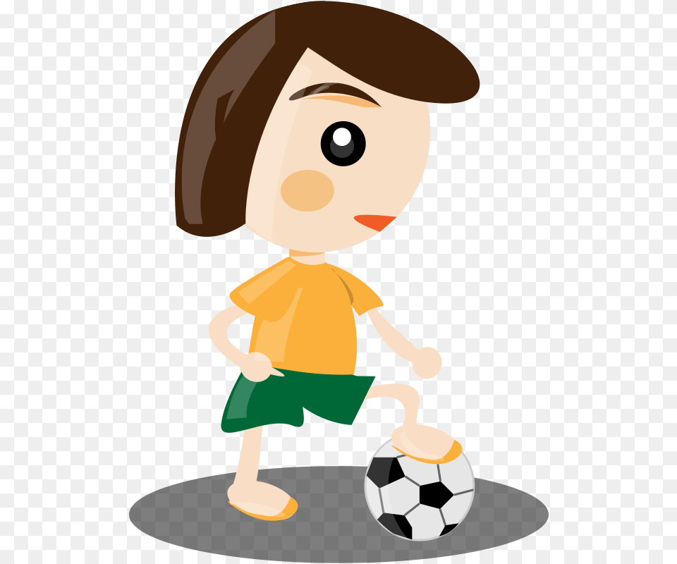 Sport Girl, Baby, Person, Football, Ball Free Transparent Png