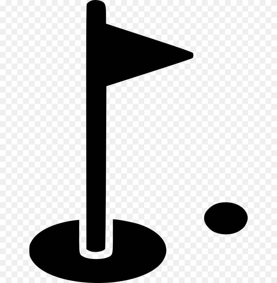 Sport Golf Hole Flag Aim Golf Symbol, Sign, Cross Free Transparent Png