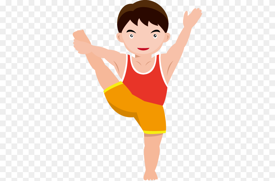 Sport Gymnastics Tumbling Clipart Cliparts And Others Gymnastic Clipart, Baby, Person, Face, Head Png