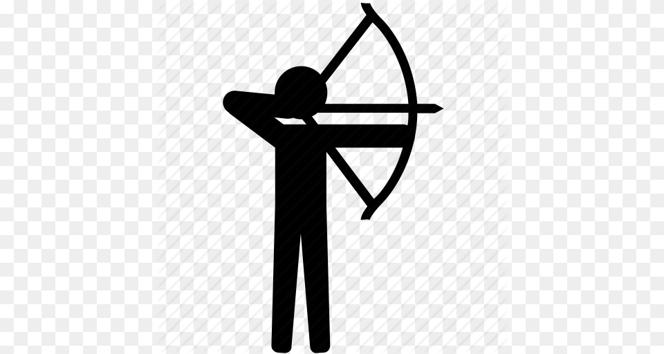 Sport Icons, Archery, Bow, Weapon, Archer Png Image