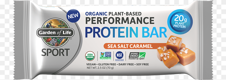 Sport Organic Plant Based Performance Protein Bars Garden Of Life Protein Bar, Food, Sweets, Dairy, Chocolate Png