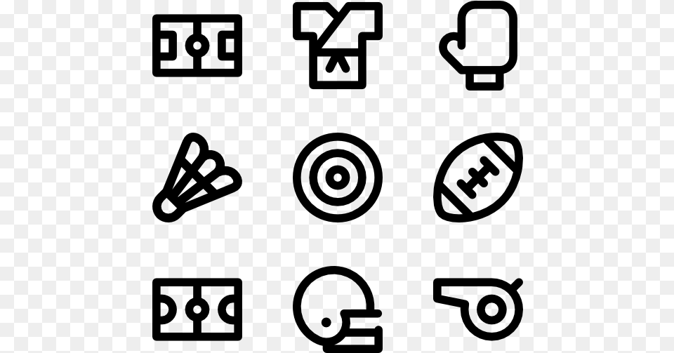 Sport Set Compilation Freebies Icon, Gray Free Transparent Png